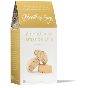 6 Boxes - Mini Biscotti 7oz Almond Anise (42oz)